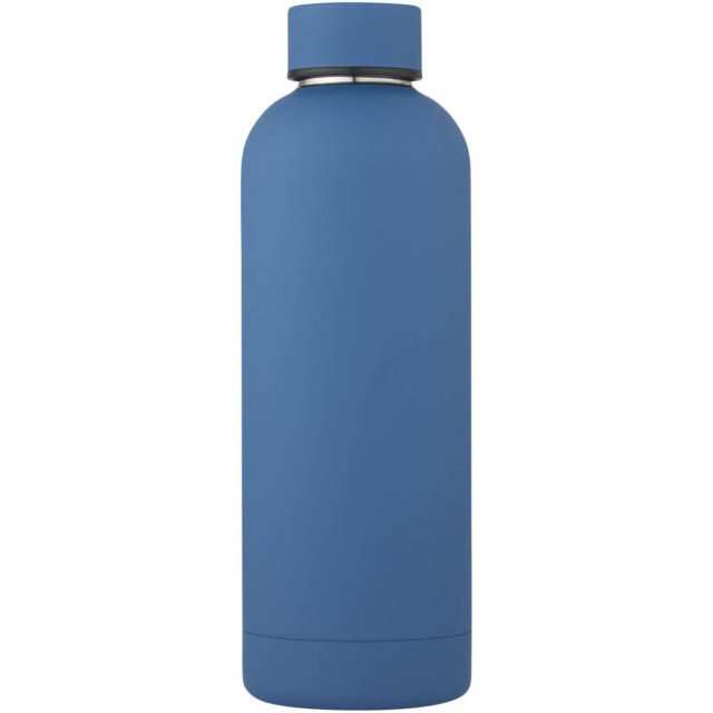 Spring 500 ml Kupfer-Vakuum Isolierflasche - Tech blue - Vorderseite