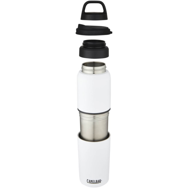 CamelBak® MultiBev 500 ml vakuumisolierte Edelstahlflasche und 350 ml Becher - weiss - Extra 3