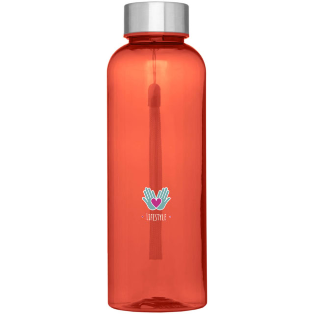 Bodhi 500 ml Sportflasche aus RPET - transparent rot - Logo 1