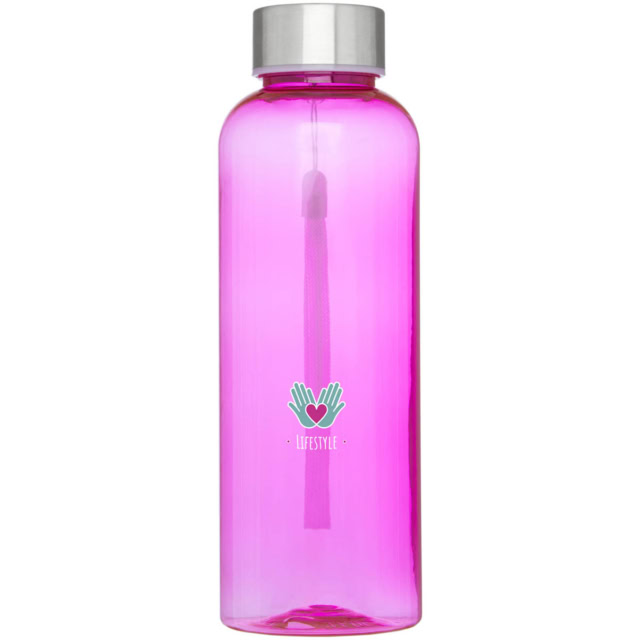 Bodhi 500 ml Sportflasche aus RPET - transparent pink - Logo 1