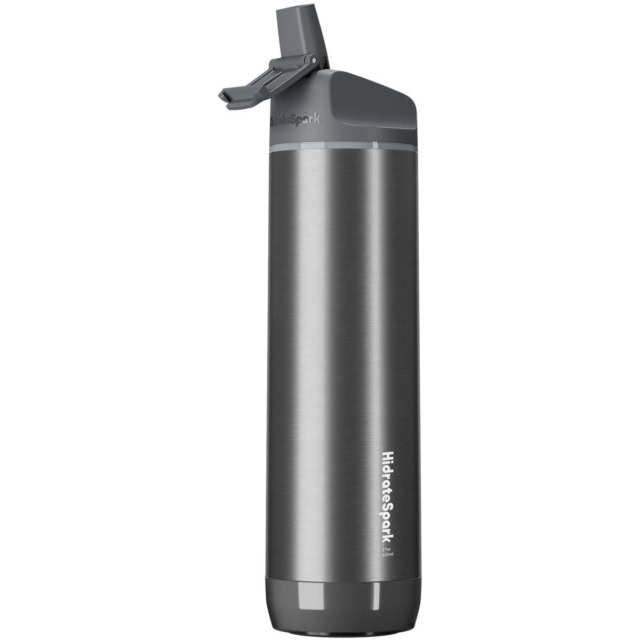 HidrateSpark® PRO 620 ml vakuumisolierte Edelstahl Wasserflasche - edelstahl grau - Hauptfoto