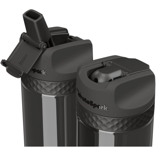 HidrateSpark® PRO Lite 710 ml Tritan™ Smart Wasserflasche - schwarz - Detail 1