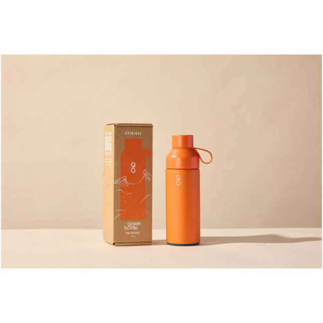 Ocean Bottle 500 ml vakuumisolierte Flasche - Sun Orange - Package