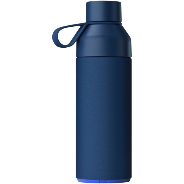 Ocean Bottle 500 ml vakuumisolierte Flasche - Ozeanblau - Rückseite