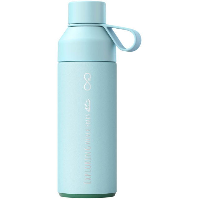 Ocean Bottle 500 ml vakuumisolierte Flasche - himmelblau - Logo 1