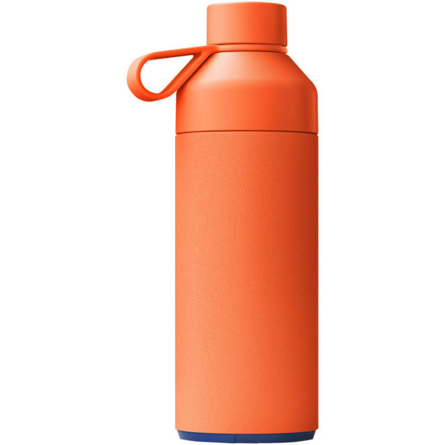 Big Ocean Bottle 1 L vakuumisolierte Flasche - Sun Orange - Rückseite