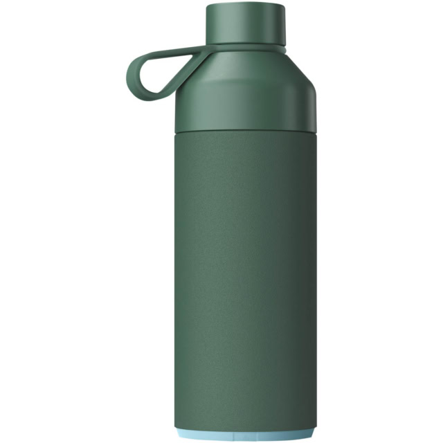 Big Ocean Bottle 1 L vakuumisolierte Flasche - waldgrün - Rückseite