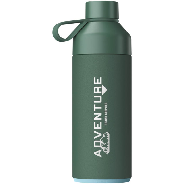 Big Ocean Bottle 1 L vakuumisolierte Flasche - waldgrün - Logo 1