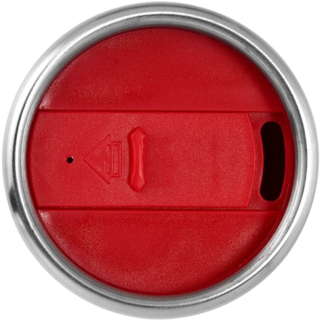 Elwood 410 ml RCS-zertifizierter Isolierbecher aus recyceltem Edelstahl - rot - Extra 1