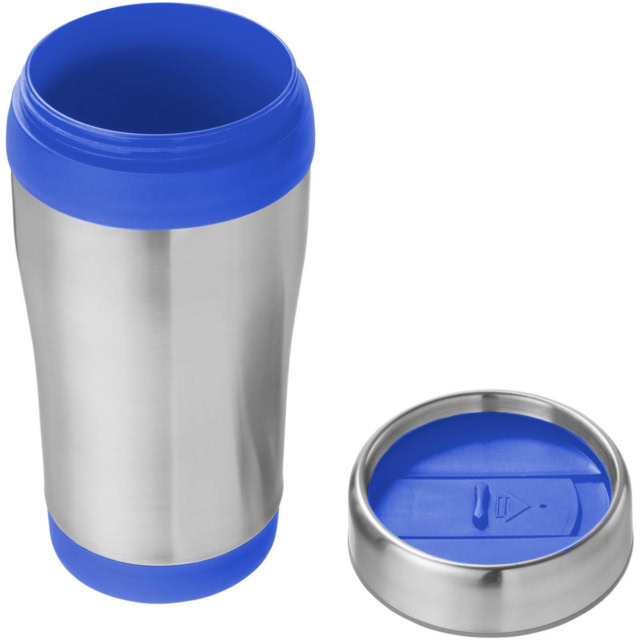 Elwood 410 ml RCS-zertifizierter Isolierbecher aus recyceltem Edelstahl - blau - Extra 2