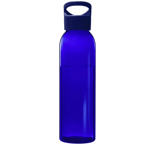 Sky 650 ml Sportflasche aus recyceltem Kunststoff - blau - Vorderseite