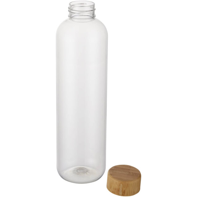 Ziggs 1000 ml Sportflasche aus recyceltem Kunststoff - transparent klar - Extra 1