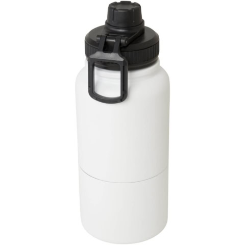 Dupeca 840 ml RCS-zertifizierte Isolierflasche aus Edelstahl - weiss - Hauptfoto