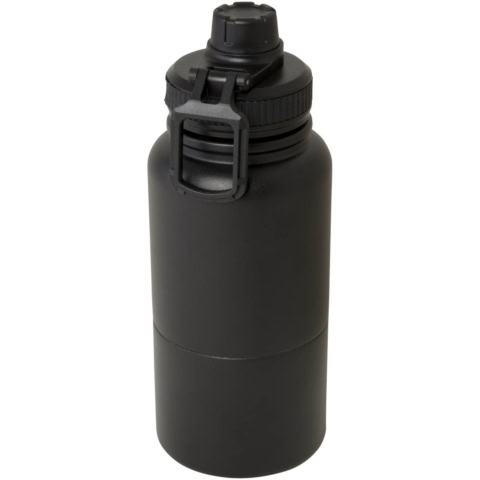 Dupeca 840 ml RCS-zertifizierte Isolierflasche aus Edelstahl - schwarz - Hauptfoto