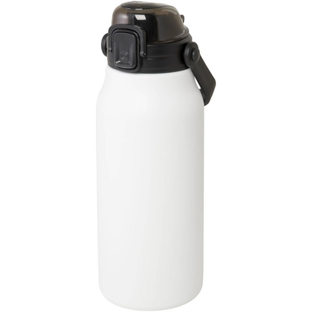 Giganto 1600 ml RCS-zertifizierte Kupfer-Vakuum Isolierflasche aus recyceltem Edelstahl - weiss - Hauptfoto