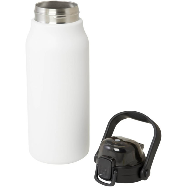 Giganto 1600 ml RCS-zertifizierte Kupfer-Vakuum Isolierflasche aus recyceltem Edelstahl - weiss - Extra 1