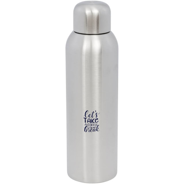 Guzzle 820 ml RCS-zertifizierte Sportflasche aus Edelstahl - silber - Logo 1