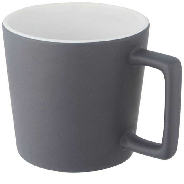 Cali 370 ml Keramiktasse mit matter Oberfläche - weiss - Extra 1