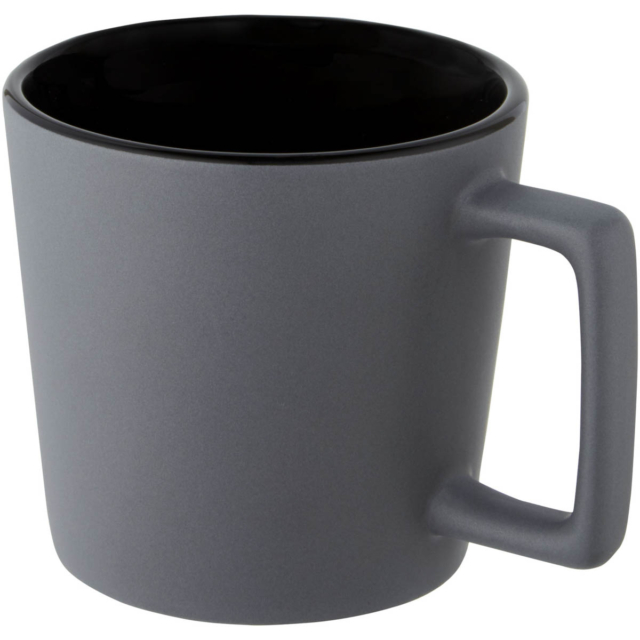 Cali 370 ml Keramiktasse mit matter Oberfläche - schwarz - Extra 1