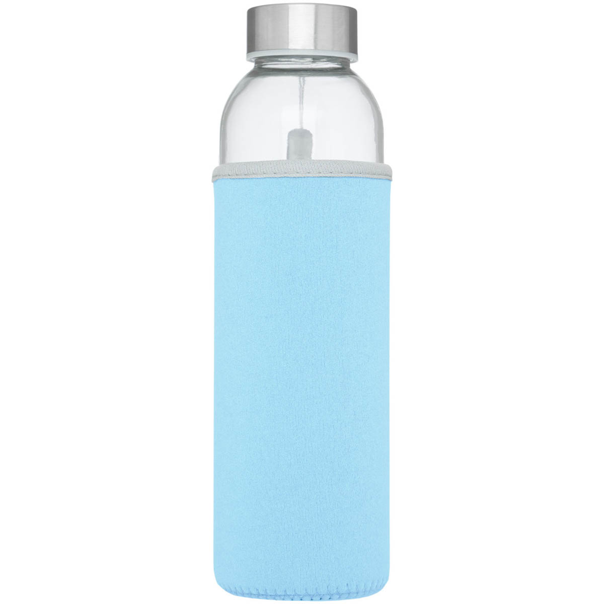 Bodhi 500 ml Glas-Sportflasche - hellblau - Vorderseite