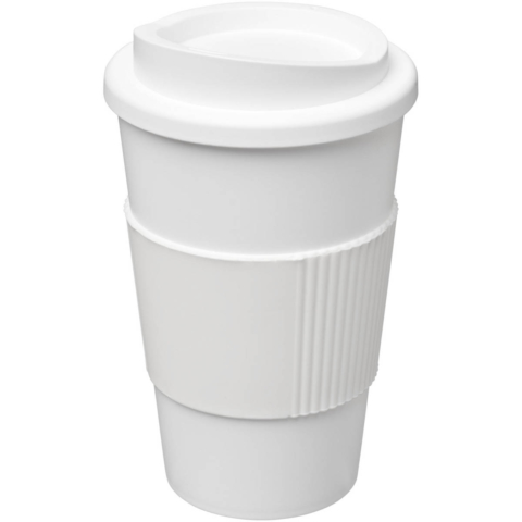 Americano® 350 ml Isolierbecher mit Schutzring - weiss - Hauptfoto