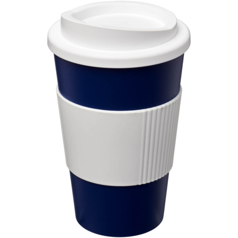 Americano® 350 ml Isolierbecher mit Schutzring - blau - Hauptfoto