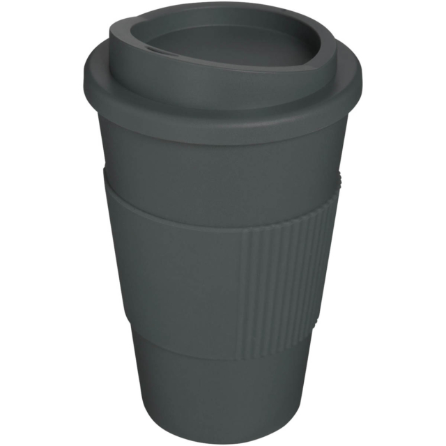 Americano® 350 ml Isolierbecher mit Schutzring - grau - Hauptfoto