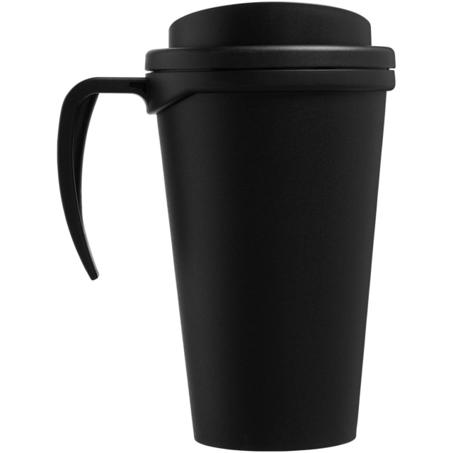 Americano® Grande 350 ml Isolierbecher - schwarz - Rückseite