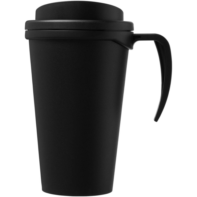 Americano® Grande 350 ml Isolierbecher - schwarz - Vorderseite