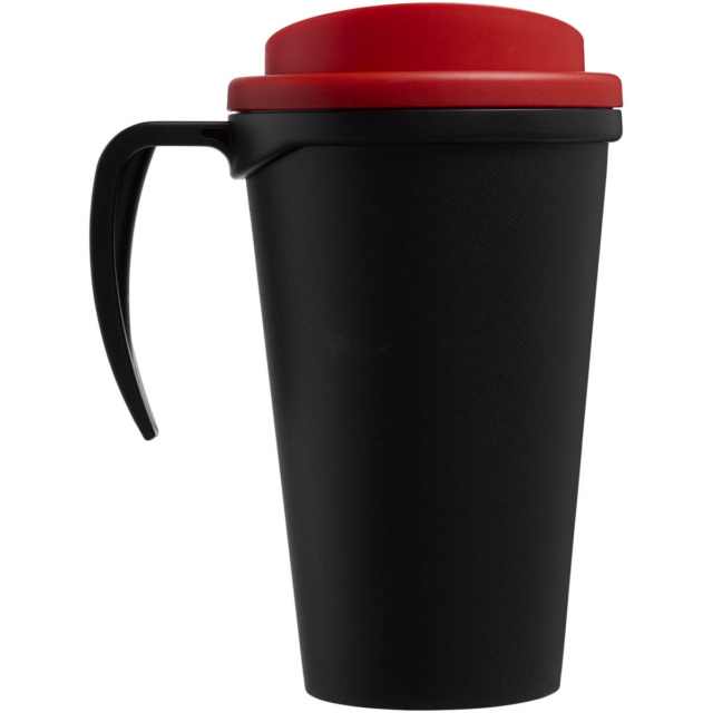 Americano® Grande 350 ml Isolierbecher - schwarz - Rückseite