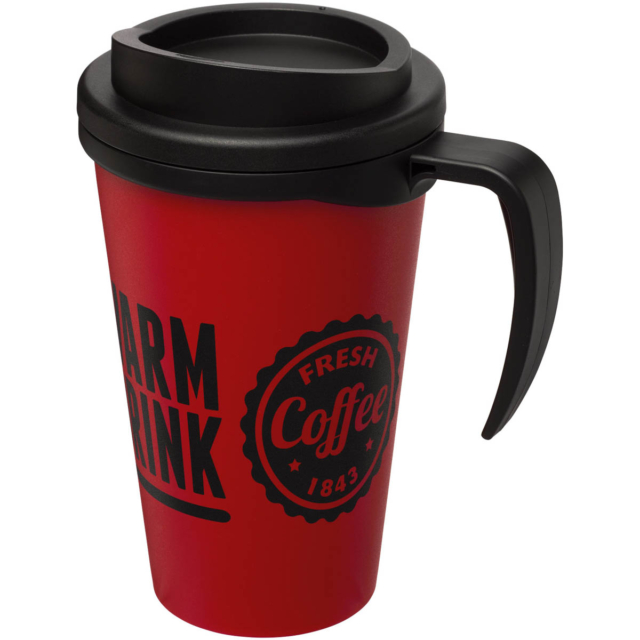 Americano® Grande 350 ml Isolierbecher - rot - Logo 1