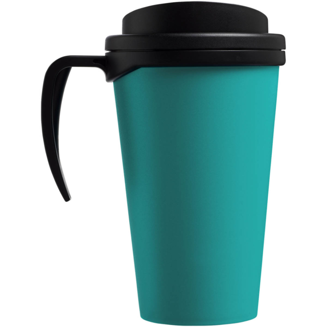 Americano® Grande 350 ml Isolierbecher - aquablau - Rückseite