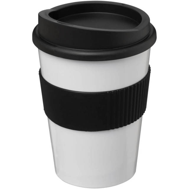 Americano® Medio 300 ml Becher mit Schutzring - weiss - Hauptfoto