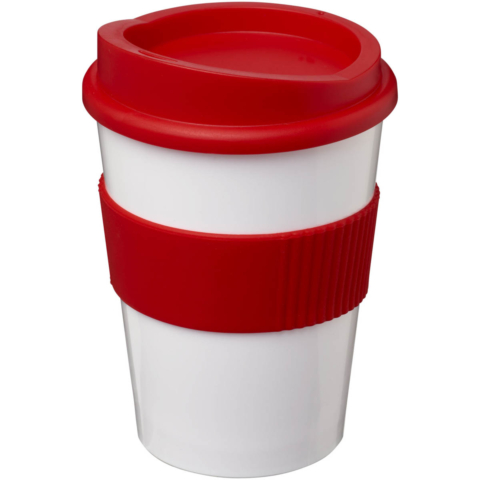 Americano® Medio 300 ml Becher mit Schutzring - weiss - Hauptfoto