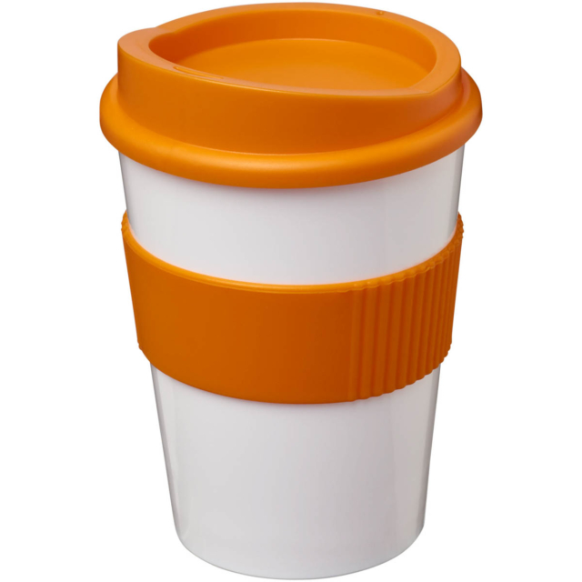 Americano® Medio 300 ml Becher mit Schutzring - weiss - Hauptfoto