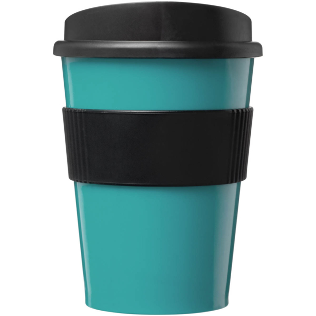 Americano® Medio 300 ml Becher mit Schutzring - aquablau - Vorderseite