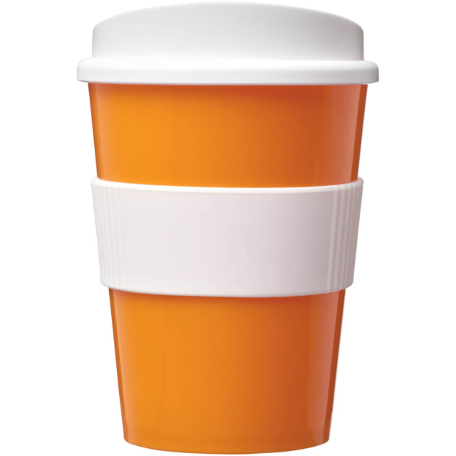 Americano® Medio 300 ml Becher mit Schutzring - orange - Vorderseite