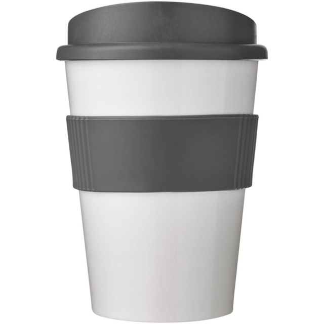 Americano® Medio 300 ml Becher mit Schutzring - weiss - Vorderseite