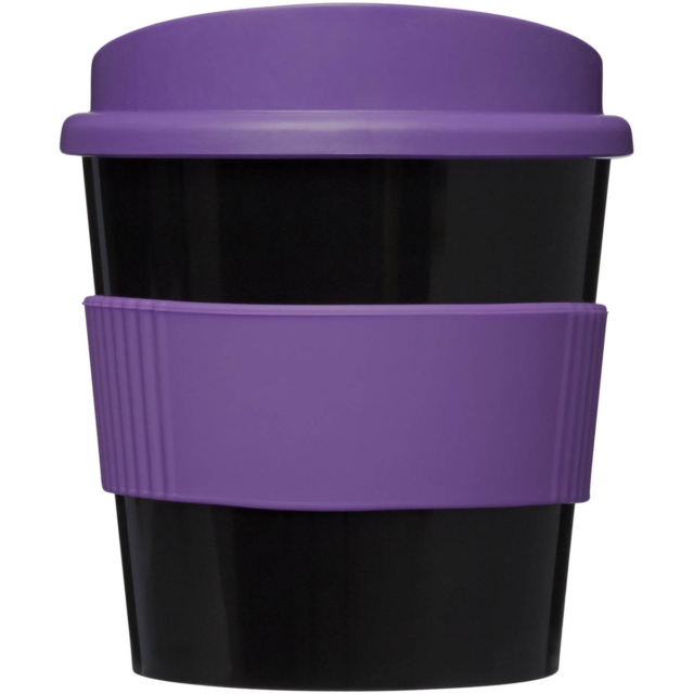 Americano® Primo 250 ml Becher mit Schutzring - schwarz - Vorderseite