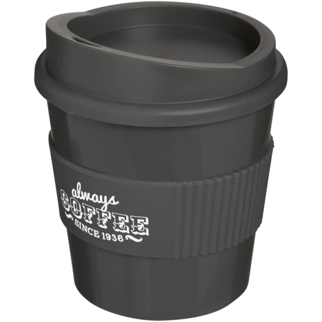 Americano® Primo 250 ml Becher mit Schutzring - grau - Logo 1