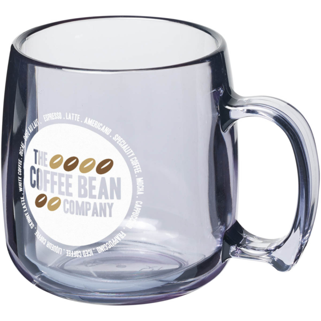 Classic 300 ml Kunststoffbecher - transparent klar - Logo 1