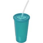 Stadion 350 ml doppelwandiger Becher - hellblau - Hauptfoto