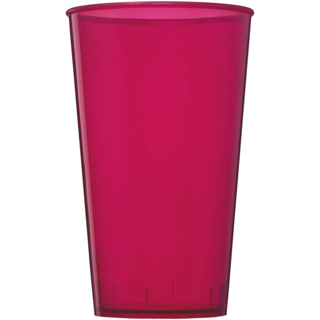 Arena 375 ml Kunststoffbecher - transparent magenta - Vorderseite