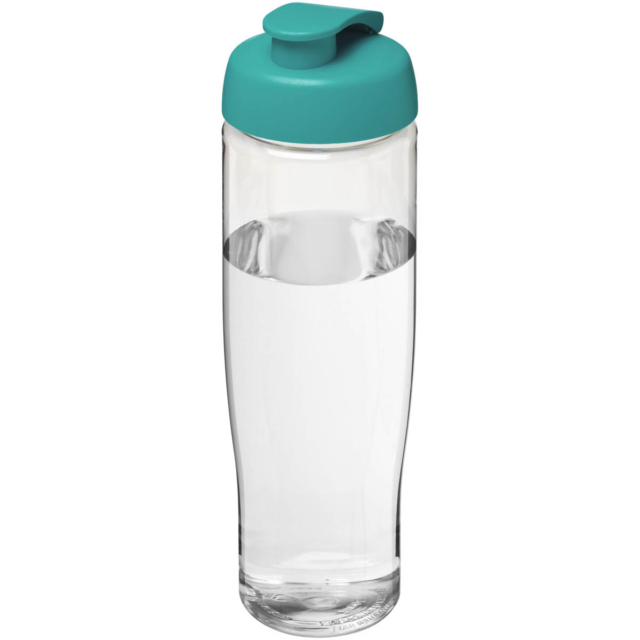 H2O Active® Tempo 700 ml Sportflasche mit Klappdeckel - transparent - Hauptfoto