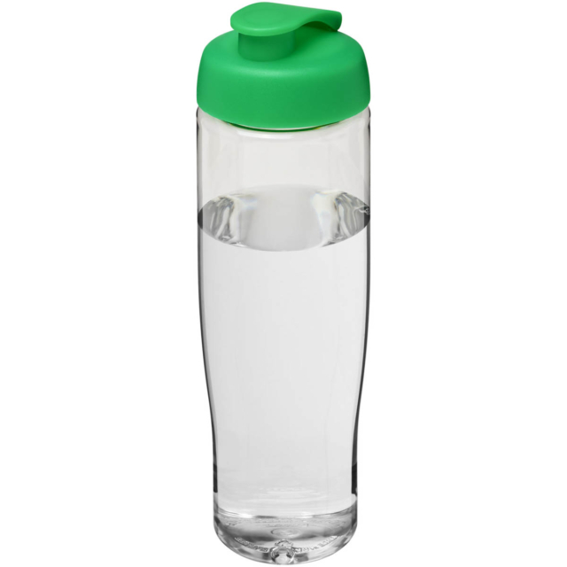 H2O Active® Tempo 700 ml Sportflasche mit Klappdeckel - transparent - Hauptfoto