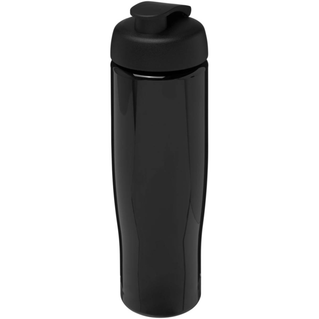 H2O Active® Tempo 700 ml Sportflasche mit Klappdeckel - schwarz - Hauptfoto