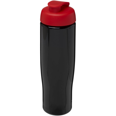 H2O Active® Tempo 700 ml Sportflasche mit Klappdeckel - schwarz - Hauptfoto