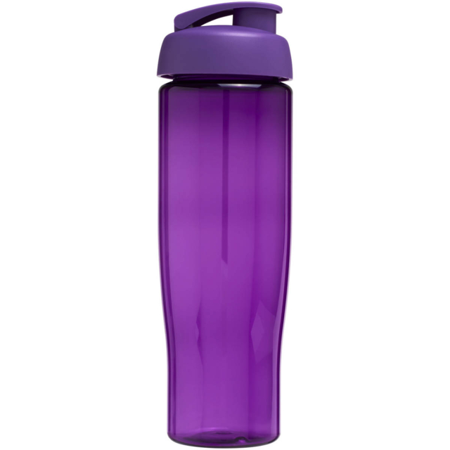 H2O Active® Tempo 700 ml Sportflasche mit Klappdeckel - lila - Rückseite