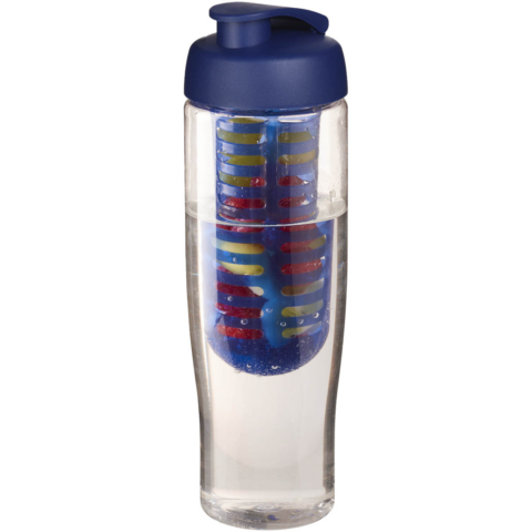 H2O Active® Tempo 700 ml Sportflasche mit Klappdeckel und Infusor - transparent - Hauptfoto