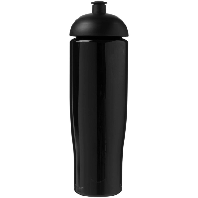 H2O Active® Tempo 700 ml Sportflasche mit Stülpdeckel - schwarz - Vorderseite